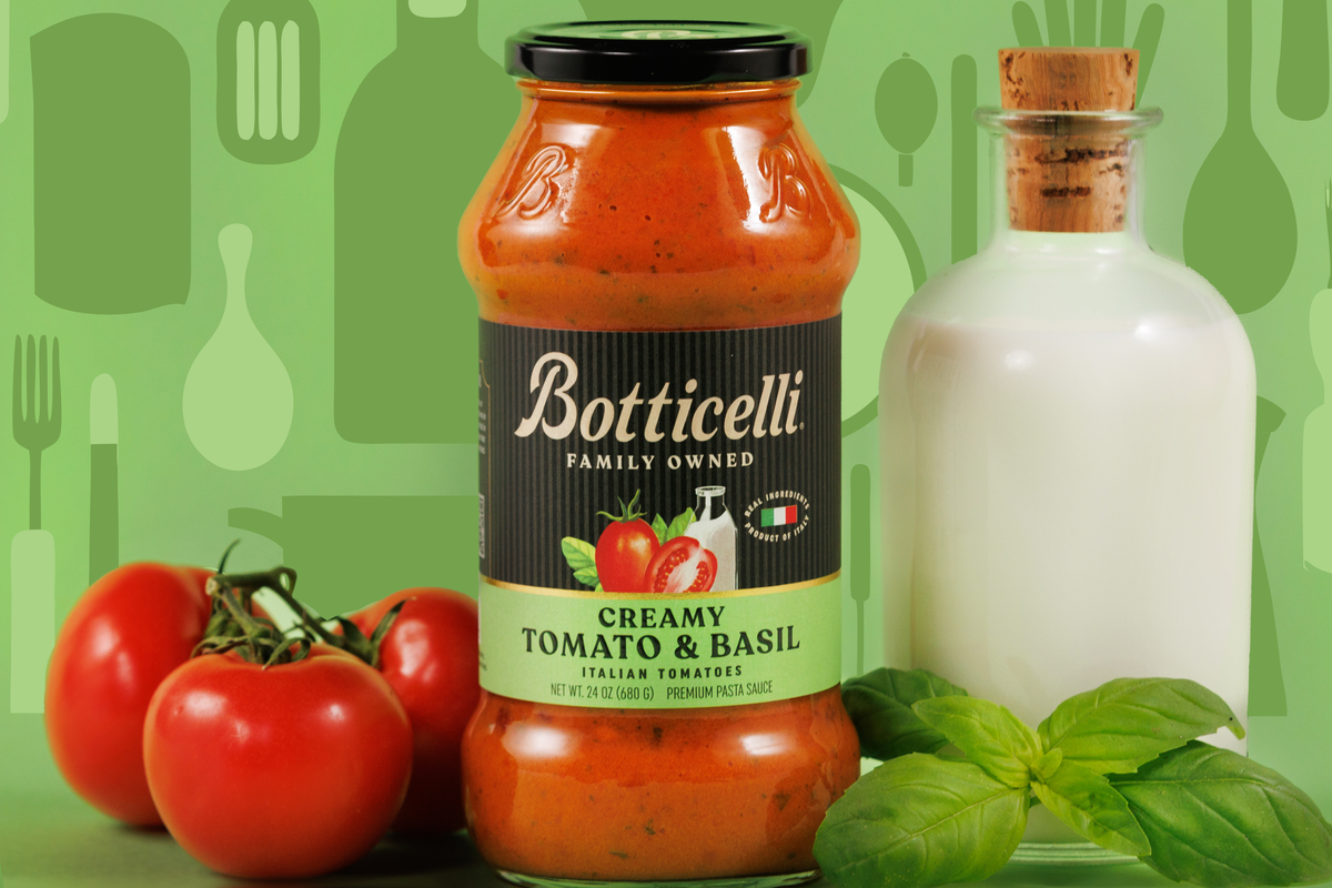 Creamy Tomato & Basil Pasta Sauce