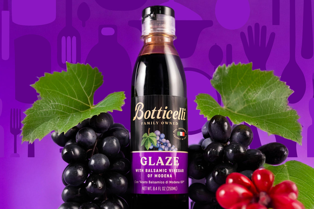 Balsamic Glaze with ingredients next to it