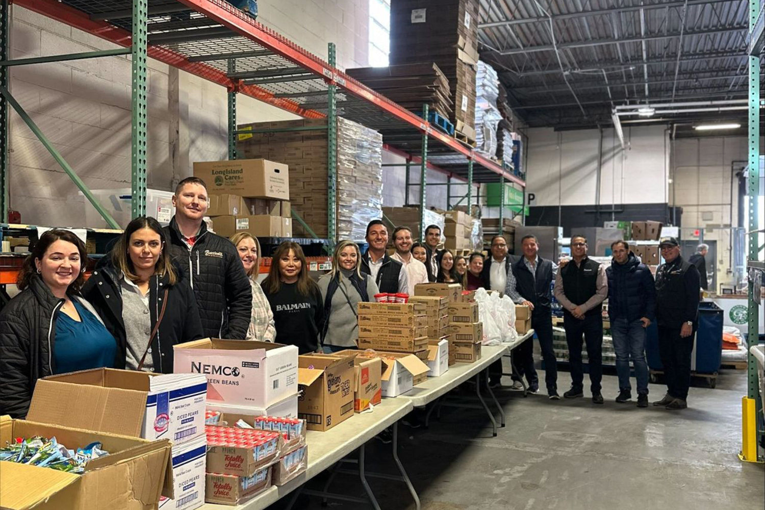 Botticelli Team helping out Long Island Cares
