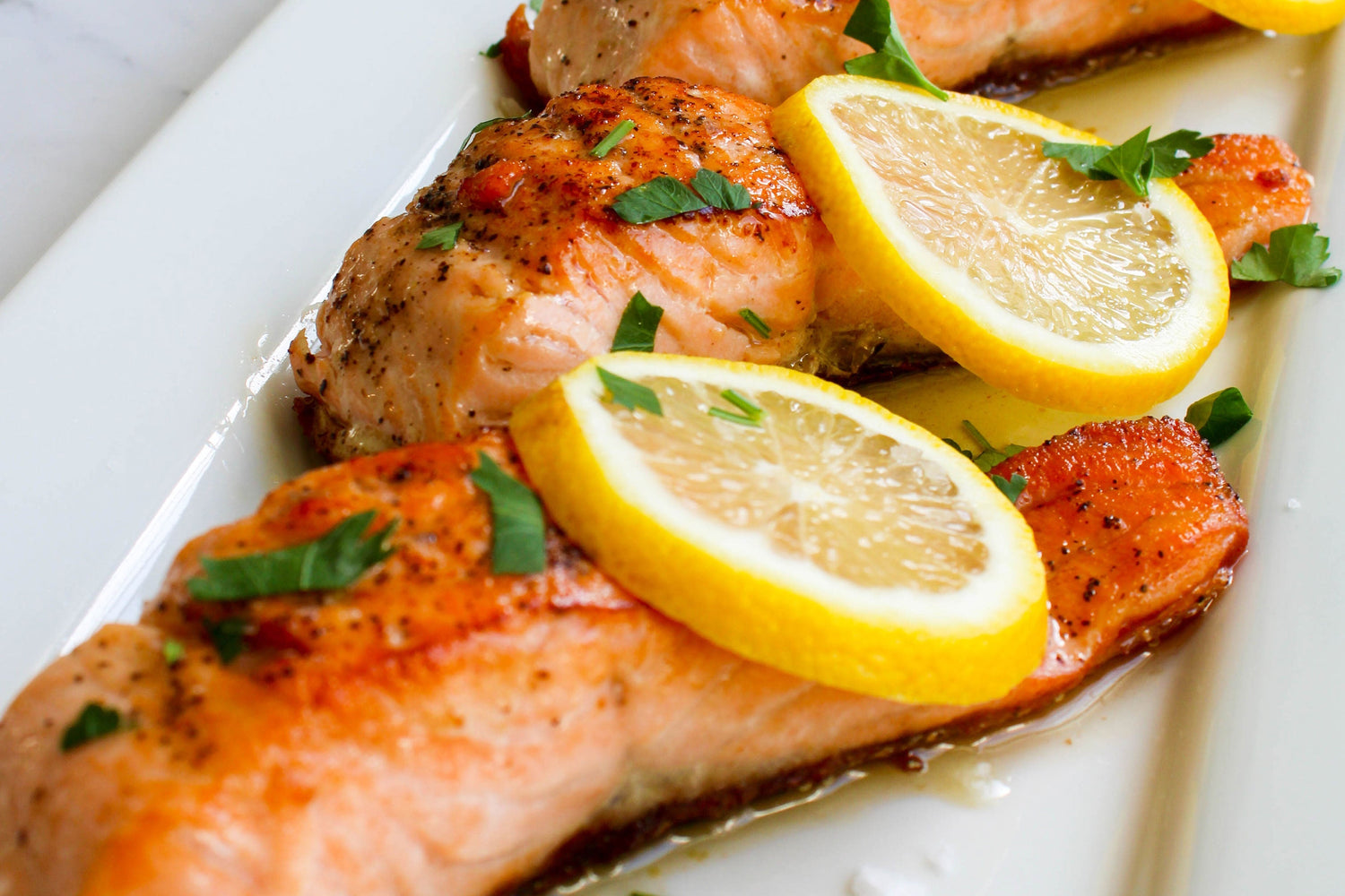Pan-Seared Salmon with Lemon