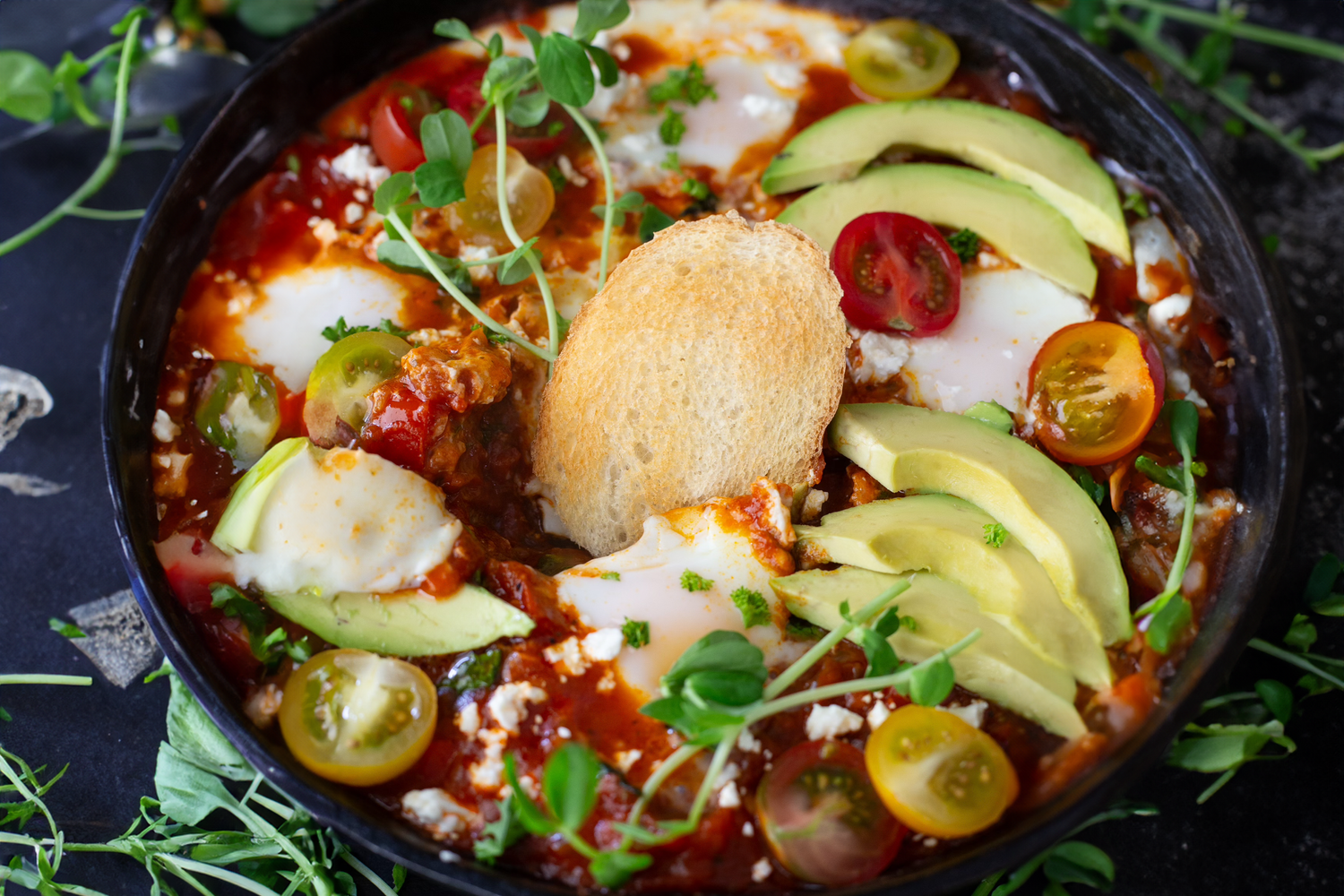 Shakshuka with Marinara Sauce