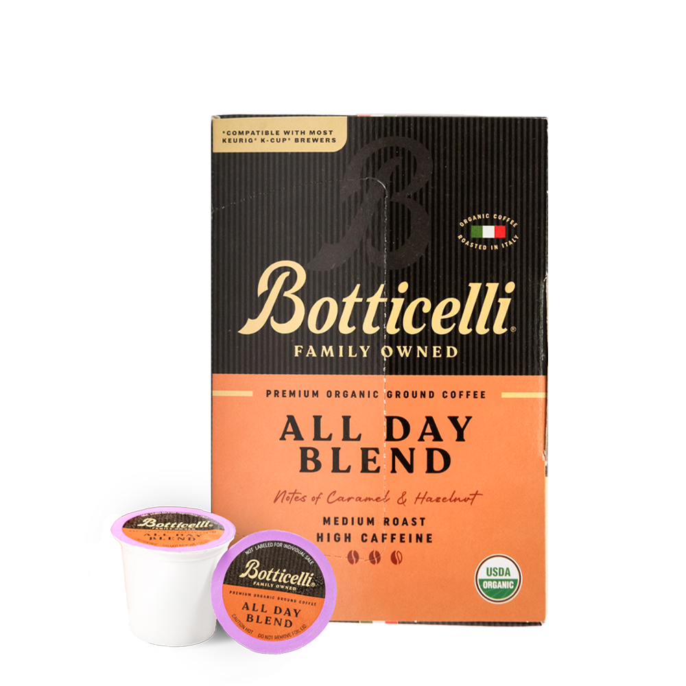 Botticelli All Day Blend Single Serve Coffee Pods 12 count