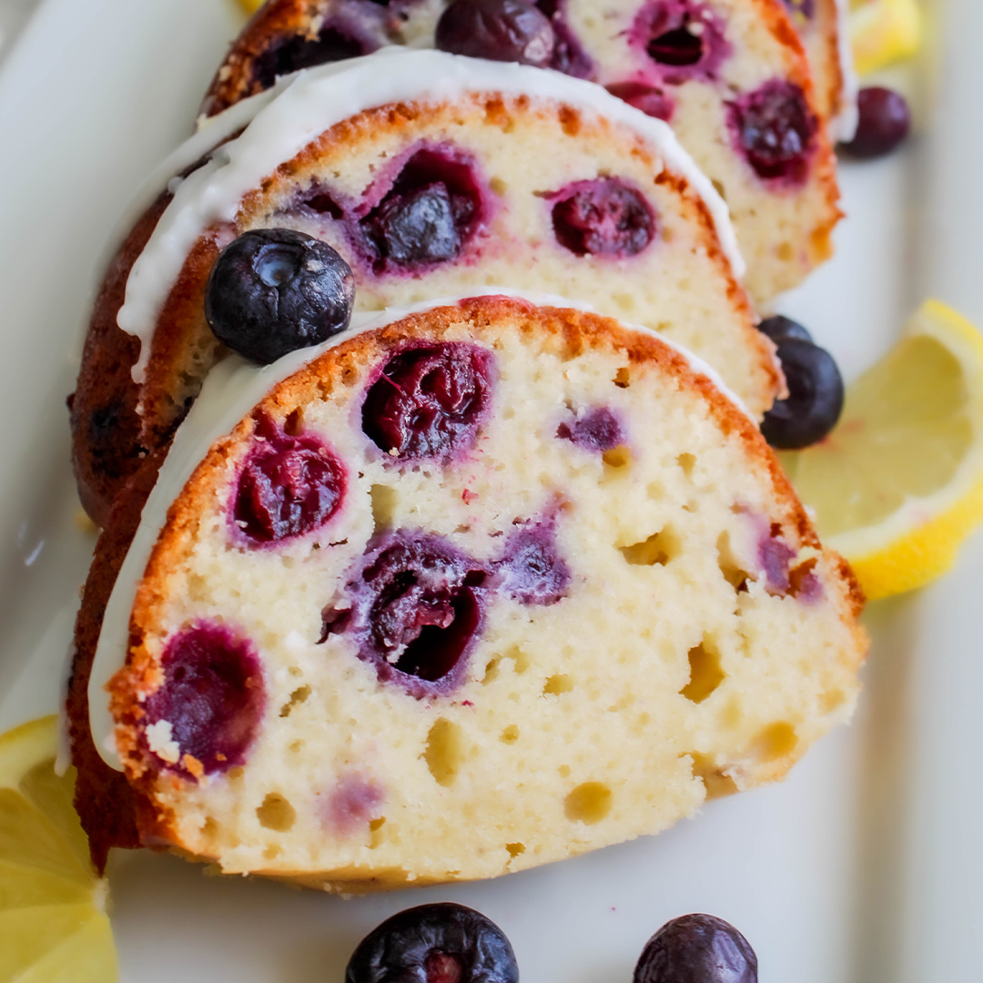 lemon and blueberry loaf cake