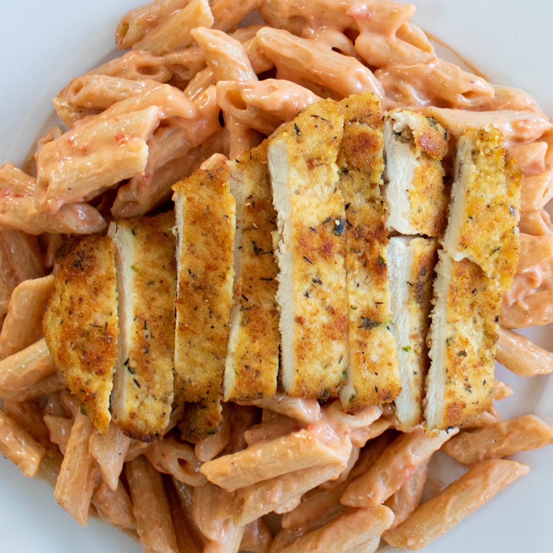 creamy tomato pesto with chicken