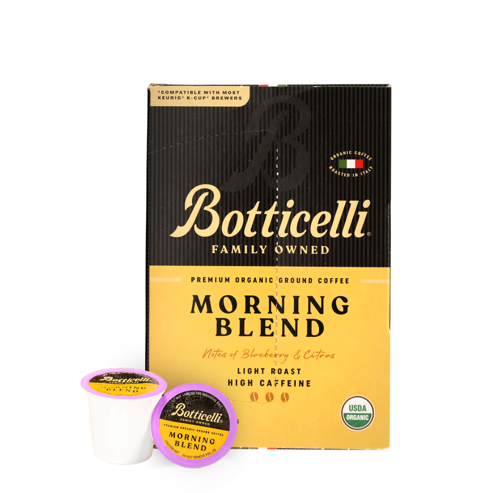 Botticelli Morning Blend Single Serve Coffee Pods 12 count