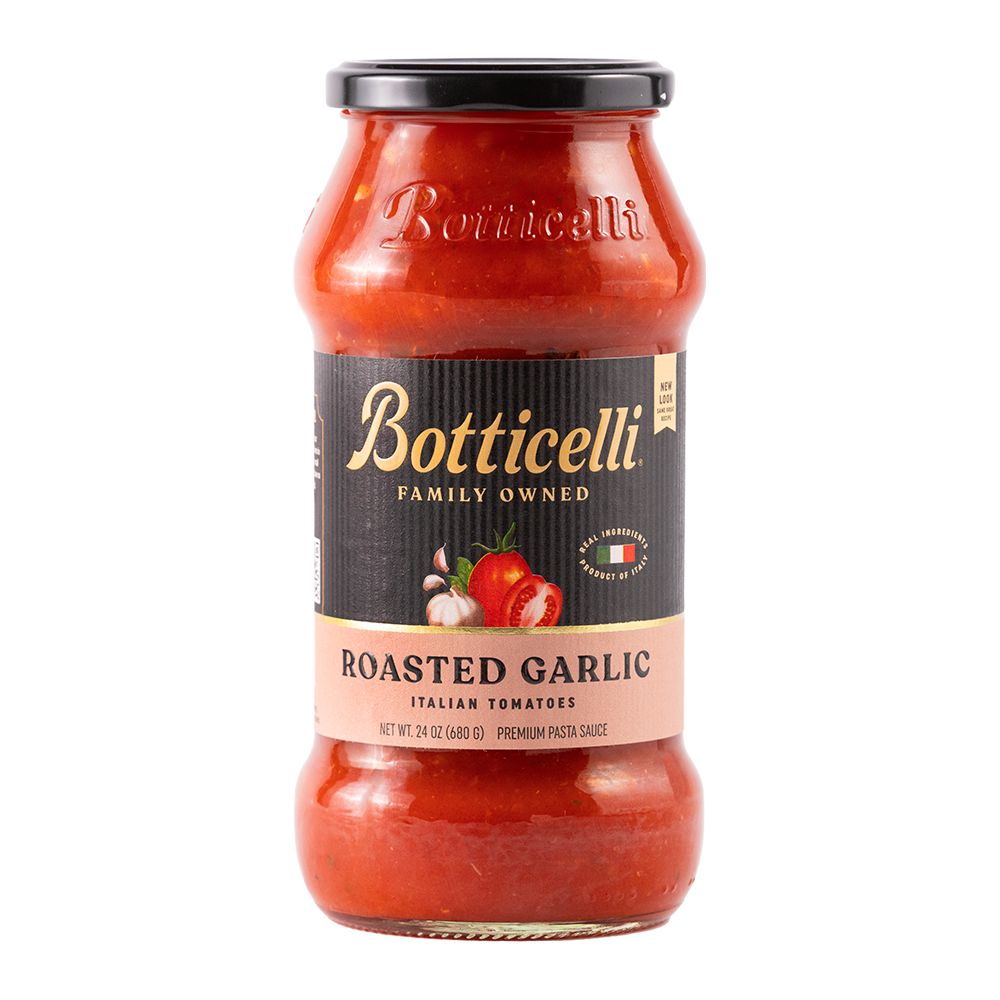 Botticelli Roasted Garlic Pasta Sauce Jar