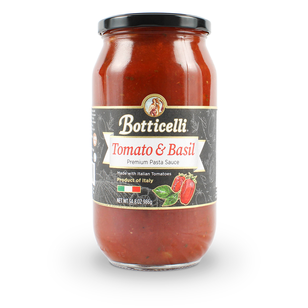 Tomato Basil Sauce 34.8oz Botticelli Foods