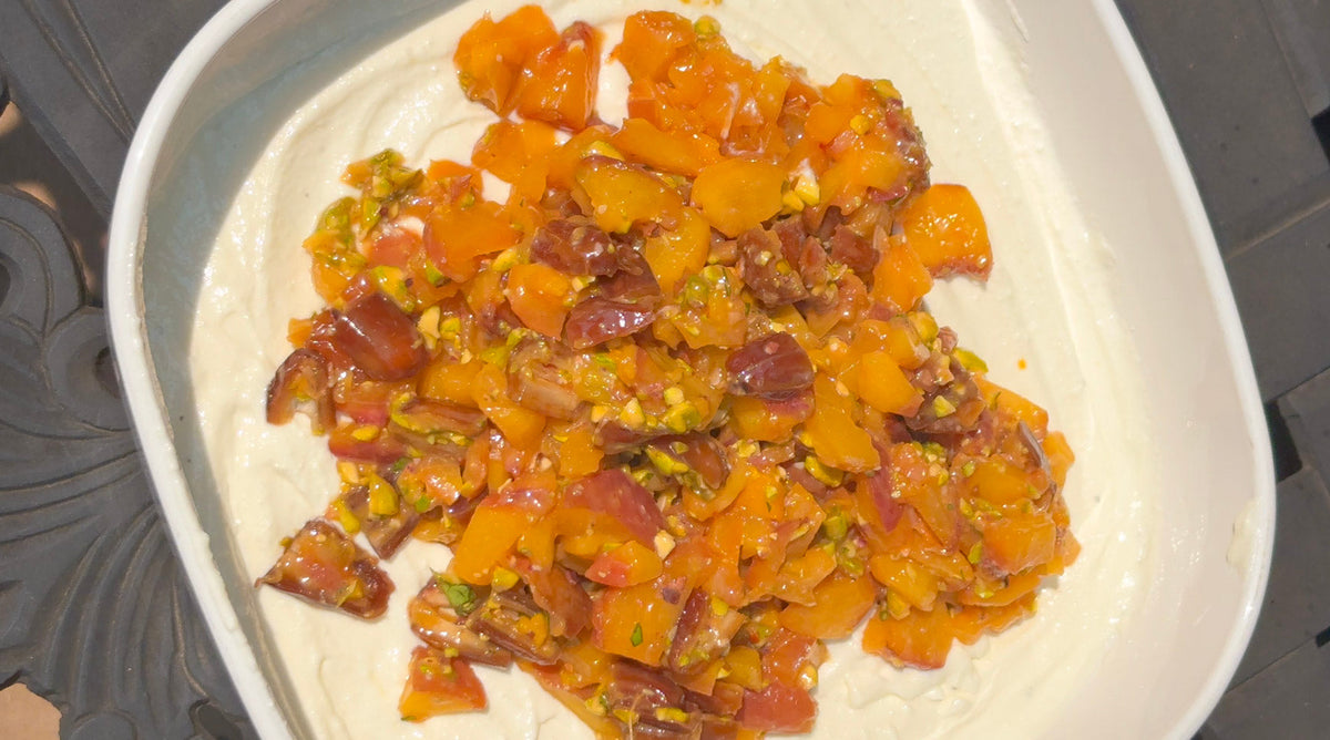 Peach & Date Ricotta Dip