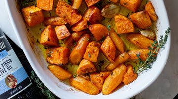 Maple Sweet Potatoes & Carrots