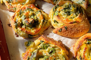 Spinach and Artichoke Pinwheels