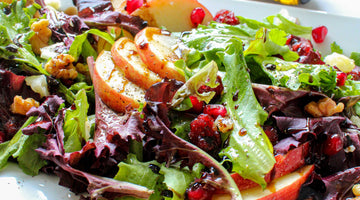 Autumn Apple and Pomegranate Salad
