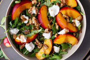 Nectarine Salad with Balsamic Vinaigrette