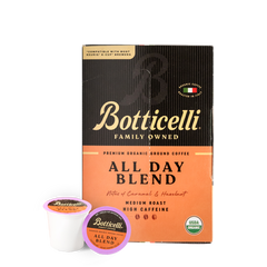 Botticelli All Day Blend Single Serve Coffee Pods 12 count