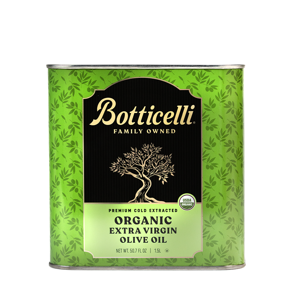 Organic Extra Virgin Olive Oil - 50.7oz Tin – Botticelli Foods