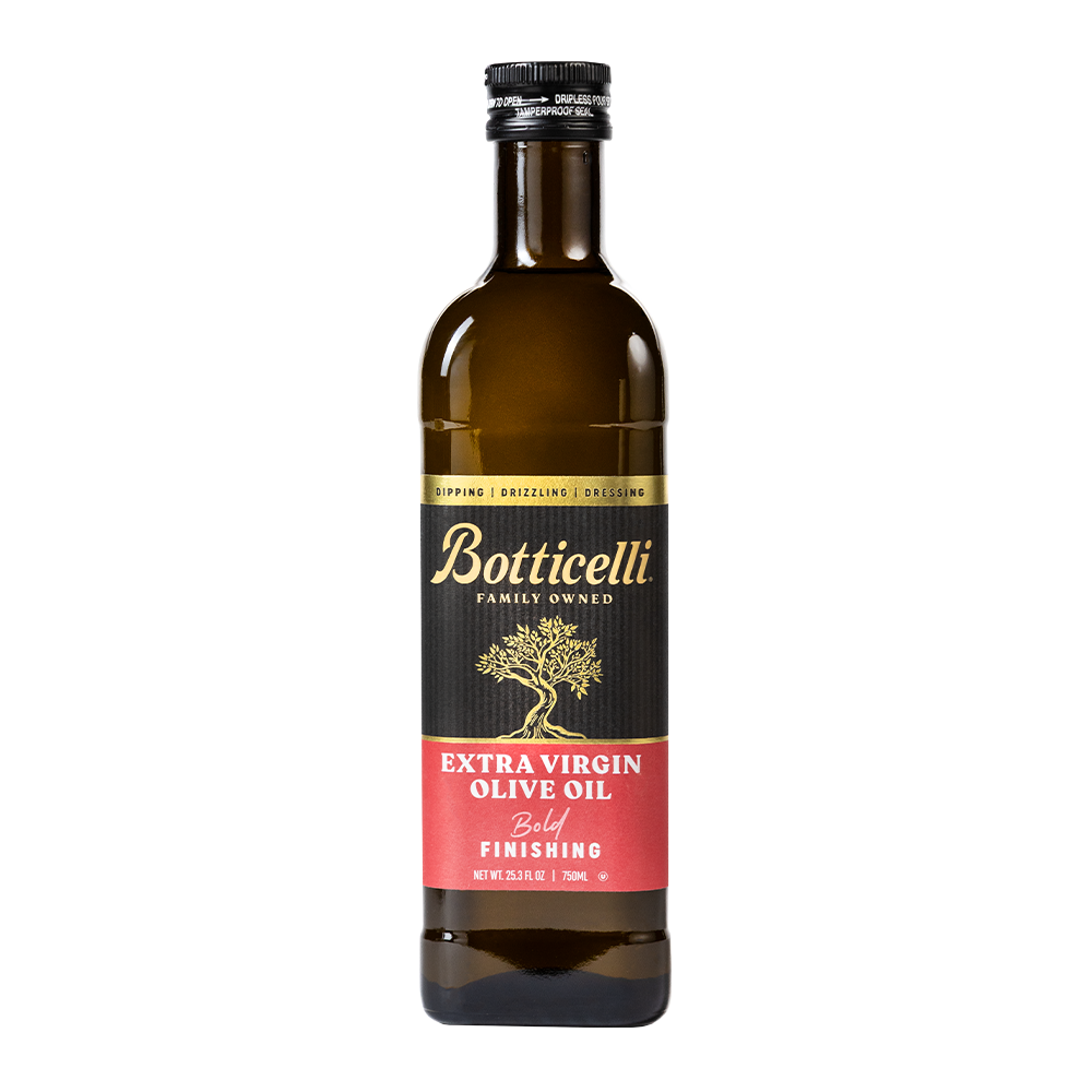 Bottle of Botticelli Finishing Extra Virgin Olive Oil